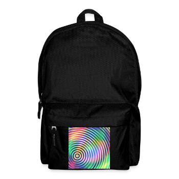 Colored Rounds 3d - Sac à dos - noir - Devant