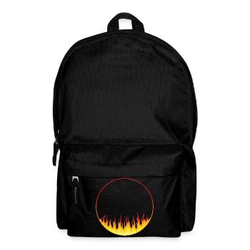 Circle on fire - Backpack - black - Front