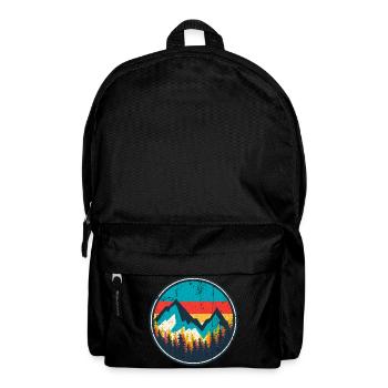 Aurora Ridge Mountain Sunset - Backpack - black - Front