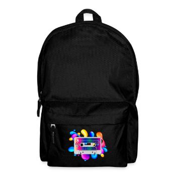 Kassette - Rucksack - Schwarz - Vorne