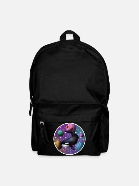 orque dans l’espace - Sac à dos - noir