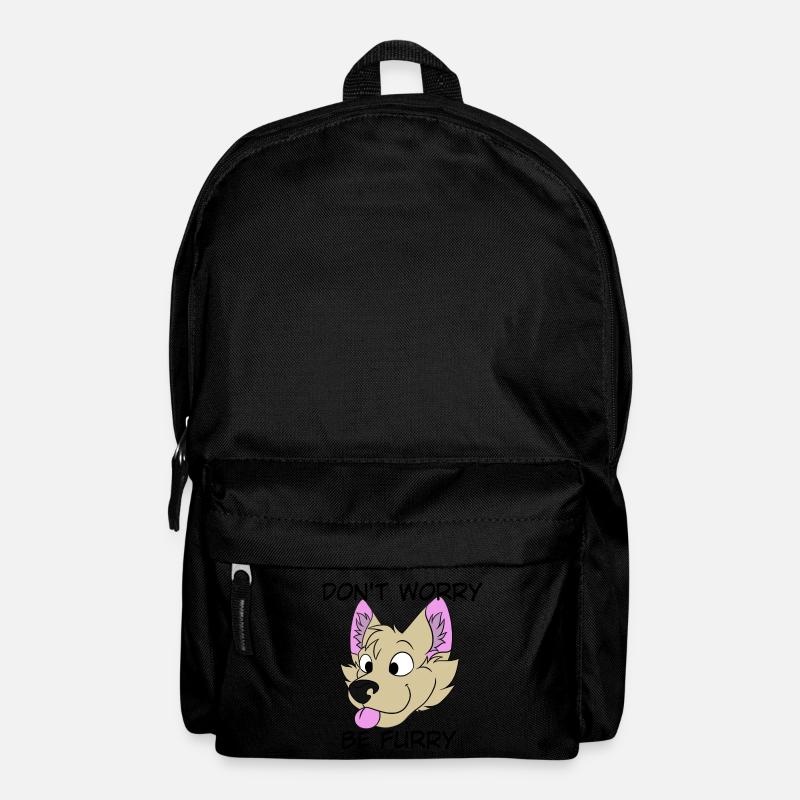Don't Worry Be Furry - Backpack - black