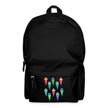 Schultüte Zuckertüte Schulbeginn Schulstart - Rucksack - Schwarz - Vorne