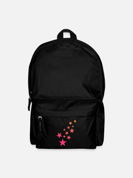 Stern Sternchen Muster Dekoration - Rucksack - Schwarz