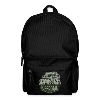 Offroad, Adventure, 4x4, 4x4, 4x4, quatre roues motrices - Sac à dos - noir - Devant