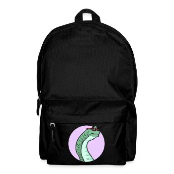 Dinosaurier Mit Sonnenbrille - Rucksack - Schwarz - Vorne