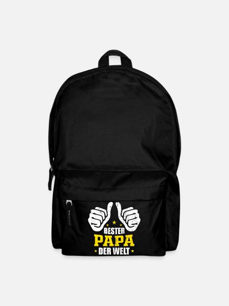 Bester Papa Der Welt Bester Papa - Rucksack - Schwarz