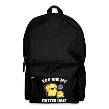 Herz Valentinstag Pärchen Statement - Rucksack - Schwarz - Vorne