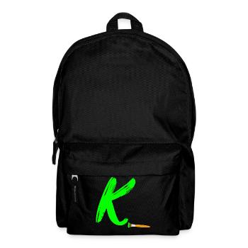 brush grün k - Rucksack - Schwarz - Vorne