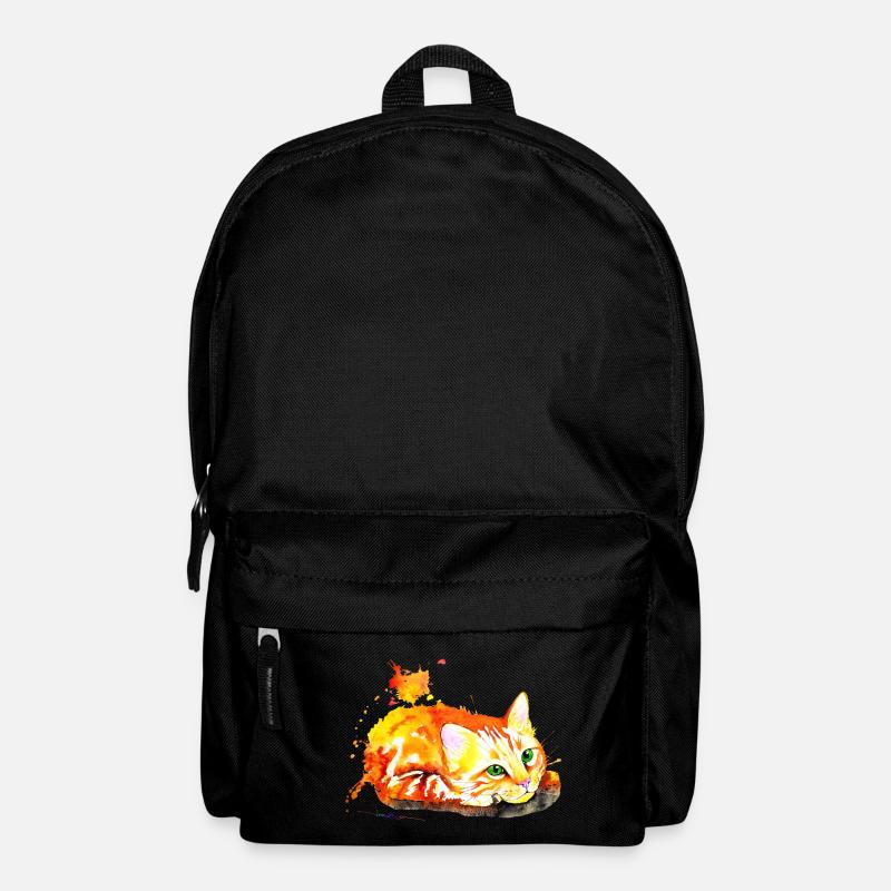 Chat roux - Sac à dos - noir