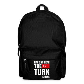 Türke Türkin Have No Fear The Turk Is Here - Backpack - black - Front