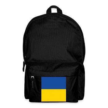 Ukraine Flag, Ukraine Pride, Ukrainian Gift - Backpack - black - Front