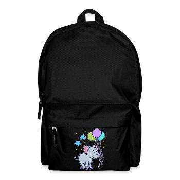 Lustig Tier Cool Baby Elefant - Rucksack - Schwarz - Vorne