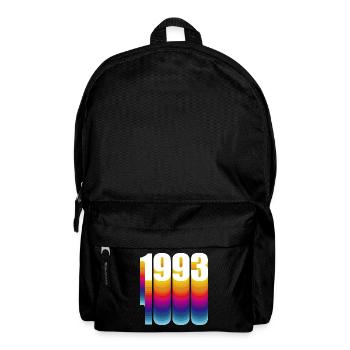 1993 Jahrgang Geburtsjahr - Rucksack - Schwarz - Vorne