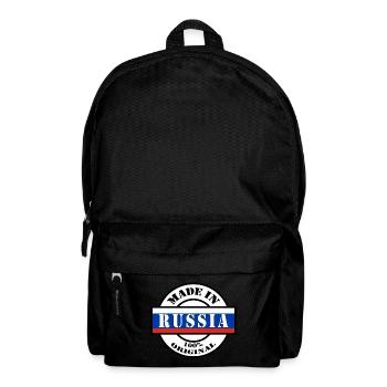 MADE IN RUSSIA, Russia, Russian Federation - Backpack - black - Front