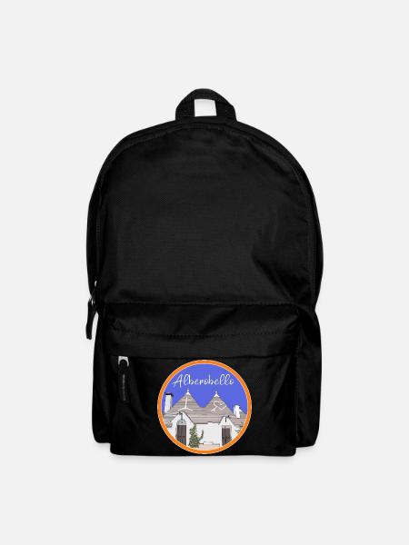 Trulli Houses Alberobello Bari Trullo Italy - Backpack - black
