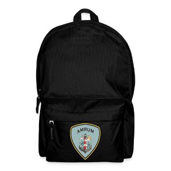 Amrum Lighthouse Coat of Arms - Backpack - black - Front