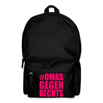 omas gegen rechts - Rucksack - Schwarz - Vorne