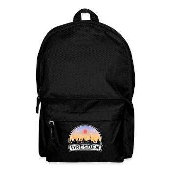 Dresde Allemagne Skyline Vintage Sunset Voyage Souv - Sac à dos - noir - Devant