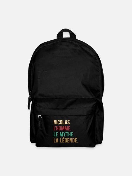 NICOLAS L'HOMME LE MYTHE LA LÉGENDE - Sac à dos - noir