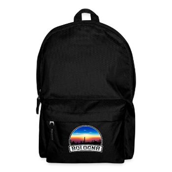 Bologne Italie Skyline Vintage Sunset Voyage Souven - Sac à dos - noir - Devant