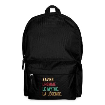 XAVIER L'HOMME LE MYTHE LA LÉGENDE - Sac à dos - noir - Devant
