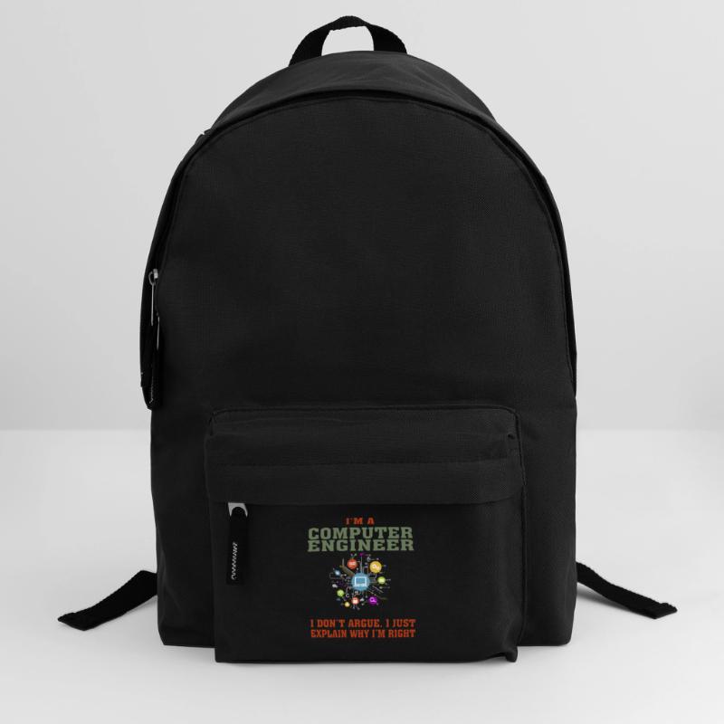 Funny Computer Engineering Quote for Computer Engi Backpack