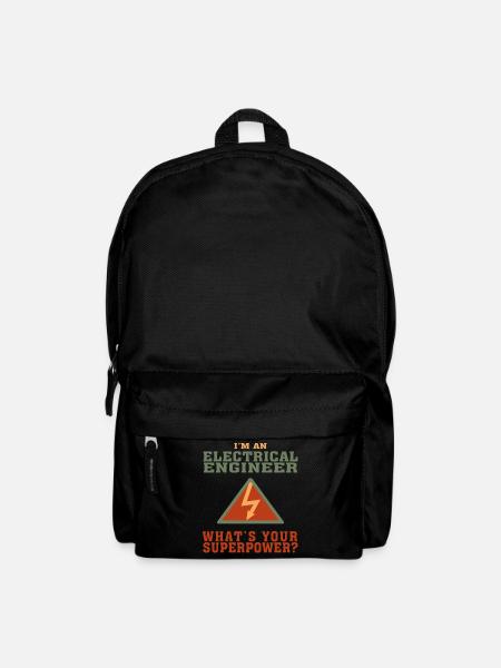Lustiges Elektrotechnik-Zitat für Elektrotechnik - Rucksack - Schwarz