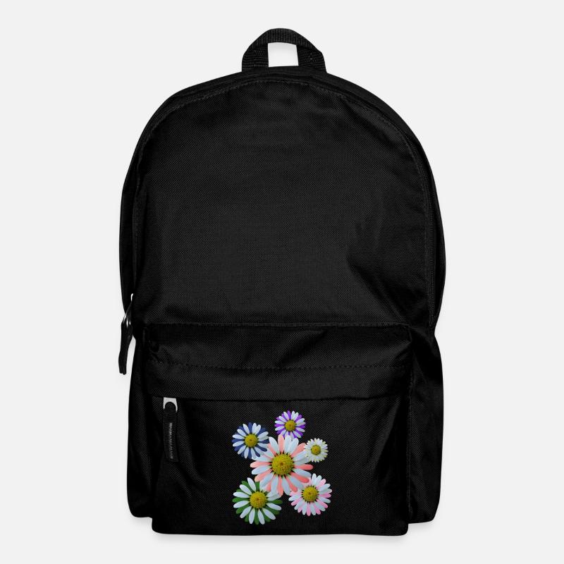 Fleur, Fleur, Fleurs, Fleur, Floral - Sac à dos - noir