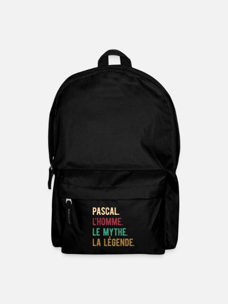 PASCAL L'HOMME LE MYTHE LA LÉGENDE - Sac à dos - noir