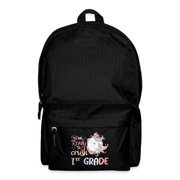 Bereit, Einhornliebhaber der 1. Klasse zu vernichten - Rucksack - Schwarz - Vorne