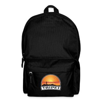 Taipei Taiwan Skyline Vintage Sunset Travel Souven - Sac à dos - noir - Devant