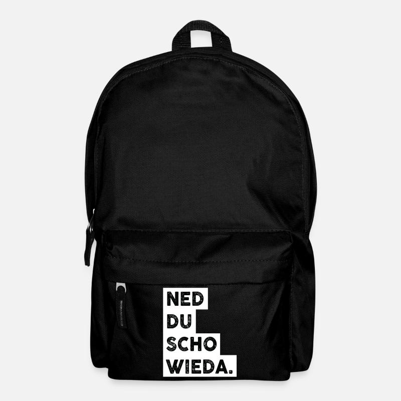 Lustiger Vorarlberger Gsiberger Dialekt Spruch - Rucksack - Schwarz