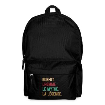 ROBERT L'HOMME LE MYTHE LA LÉGENDE - Sac à dos - noir - Devant