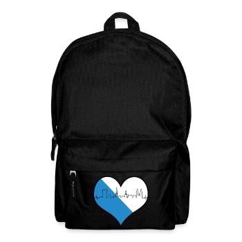 i love Zurich Züri Love Heart Switzerland Gift - Backpack - black - Front