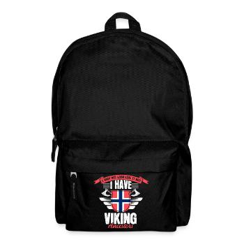 Norway Viking Roots Gift - Backpack - black - Front