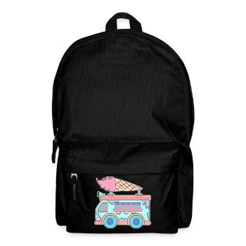 Kids Eiscreme - Rucksack - Schwarz - Vorne