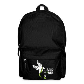 GOWILD Zebravogel - Kolibristyle - Rucksack - Schwarz - Vorne