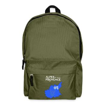 Alpes de haute-provence - Backpack - olive green - Front