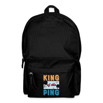 Tennis de table Roi du Ping Pong - Sac à dos - noir - Devant
