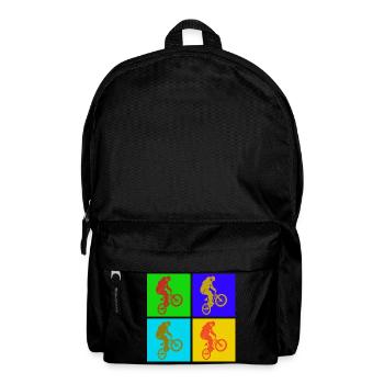 BMX Pop Art - Backpack - black - Front