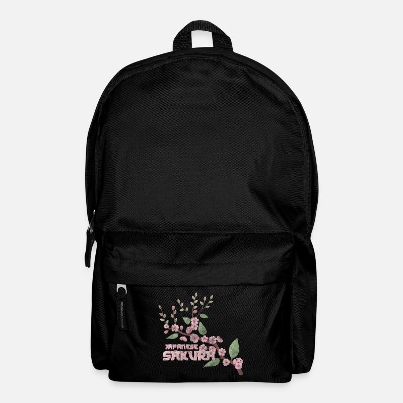 Cherry Blossom Blossom Colorful - Backpack - black
