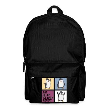 eisbader icebath winterbader eat sleep ice bath - Backpack - black - Front