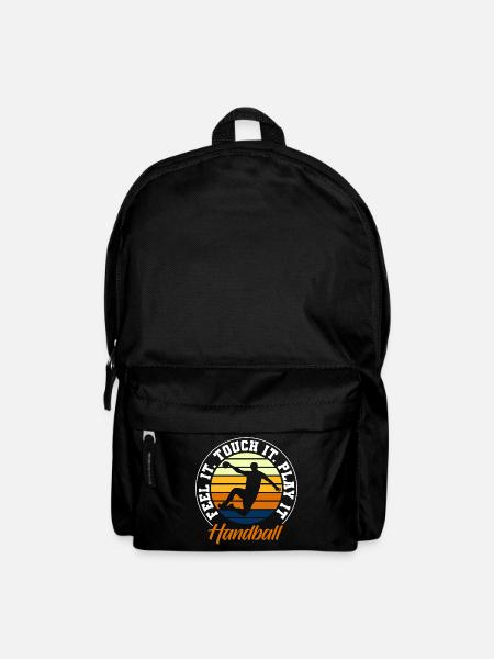 Handball Handballer Turnier - Rucksack - Schwarz
