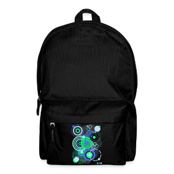 Muster Bunt Illustration Abstrakte Kunst Kreativ - Rucksack - Schwarz - Vorne