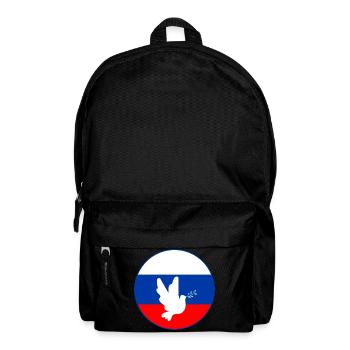 Colombe du drapeau russe - Sac à dos - noir - Devant