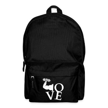 Funny Fitness Sport Saying - Love Fitness - Backpack - black - Front