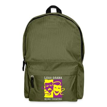 Schauspieler Probe Vorhang - Rucksack - Olivgrün - Vorne