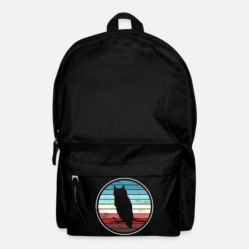 Owl Owls - Backpack - black