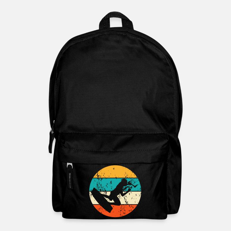 Kitesurfen Kiten Kiteboarding Kite Board - Rucksack - Schwarz